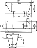 Стальная ванна Kaldewei Advantage 160x75 mod. 372-1 112500010001