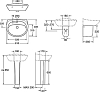 Раковина Gustavsberg Estetic 410360R1 61 см