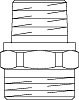 Ниппель Oventrop Cofit S R1/2"xG3/4" бронза