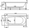 Акриловая ванна Kolpa San Tamia 180x80 с каркасом