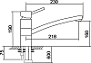 Смеситель для кухонной мойки EMAR EC-3011.2 Топаз