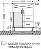 Тумба под раковину СанТа Стандарт 201103 60.5 см белый