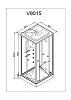 Душевая кабина Deto V V9015