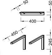 Крепеж Jacob Delafon EB849-CP