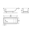 Акриловая ванна Roca Element 180x80 247704000