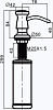 Дозатор жидкого мыла Gappo G403-6 встраиваемый