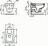 Комплект инсталляция с подвесным унитазом Ideal Standard Esedra с сиденьем