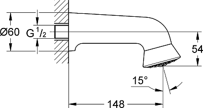 Верхний душ Grohe Relexa Plus 28948000