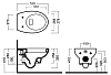 Подвесной унитаз Hatria Erika Pro YXBS 01