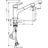 Смеситель для кухни Hansgrohe Talis 32845000 хром