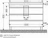Тумба под раковину СанТа Марс 700187 100 см белый