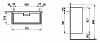 Тумба под раковину Laufen The New Classic 4.0604.2.085.627.1 серый