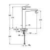 Смеситель для раковины VitrA Root Square A4273336EXP черный