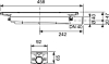 Сифон для душевого лотка Tece Drainprofile 673001 DN 40