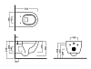 Подвесной унитаз Hatria Fusion Y1CC01, безободковый с крышкой-сиденьем Y1V101, Soft Close
