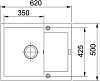 Кухонная мойка 62 см Franke Maris MRG 611С 3,5" 114.0296.503, ваниль