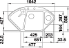 Кухонная мойка Blanco Delta II-F 523670 антрацит