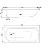 Стальная ванна Bette Form 190x80 см 2951-000 AD AS, белый