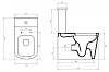 Напольный унитаз BelBagno Albano BB120CP