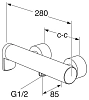 Смеситель для душа Gustavsberg Estetic GB41218004 41 белый