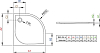 Поддон для душа Radaway Delos A1000