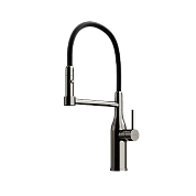 Смеситель для кухни Sancos Pride SC4011GG сталь, черный