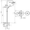 Душевая система Ideal Standard Idealrain BC525AA хром