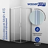 Шторка на ванну WasserKRAFT Main 41S 41S02-100LM