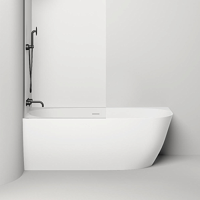 Ванна из искусственного камня Salini Sofia Corner L 170x85 102515G, белый