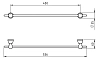 Полотенцедержатель Novaservis Novatorre 3 6327.0 хром