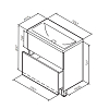 Тумба под раковину 75 см Am.Pm Gem M90FSX0752HF орех