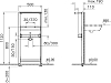 Инсталляция для раковины Vitra Frame 780-2800