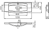 Раковина Aquaton Милан 120 1A70663KML010