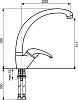 Смеситель Italmix Web WE 0600 SCA для кухонной мойки