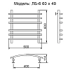 Полотенцесушитель водяной Ника Bamboo ЛБ 6 60/40 хром