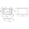 Кухонная мойка Domaci Солерно DMQ-1780.Q морион черный