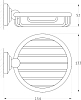 Мыльница 3SC Stilmar STI 106 хром золото