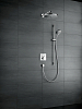 Термостат для душа Hansgrohe ShowerSelect 15763340, шлифованный чёрный хром