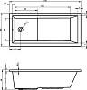Акриловая ванна Riho Lusso Plus 170х80 B006001005