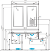 Зеркало с подсветкой Aquaton Сакура 120 1A249702SKW80