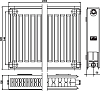 Радиатор стальной Kermi FKO 220620 тип 22