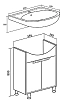 Тумба под раковину Runo Эко 1144 белый, коричневый