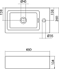 Тумба с раковиной Aquaton Вита 1A2214K1VTD70, белый/ясень шимо