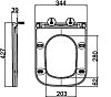 Крышка-сиденье BelBagno BB2322SC с микролифтом