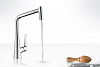 Смеситель для кухонной мойки Hansgrohe Metris Select 14884000, хром