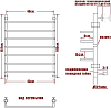 Полотенцесушитель водяной Ника Quadro Л90 100/40-7