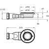 Душевой поддон из искусственного камня BelBagno TRAY-MR-UNO-RH-120/80-550-35-W-R-CR 120x80 правый, белый