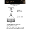 Подвесная люстра Aployt Romen APL.809.03.06