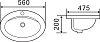 Раковина Sturm Essential Wink ST-WI515621-NBNCR