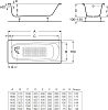 Чугунная ванна Roca Continental 160x70 21290200R